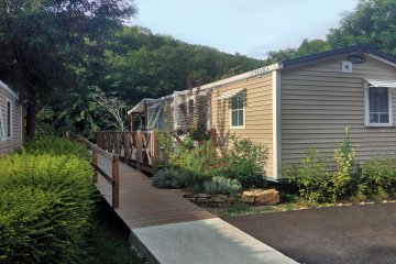Accessible Mobile Home - Riverside 2 Bedrooms - Domaine de la Plage