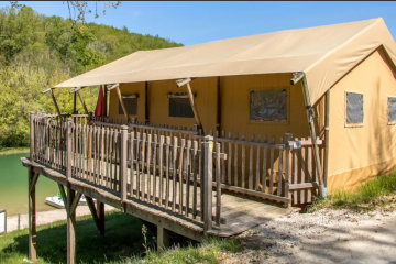 Tente Safari Bastides 3 Pièces 5 Personnes - Le Moulin de Surier