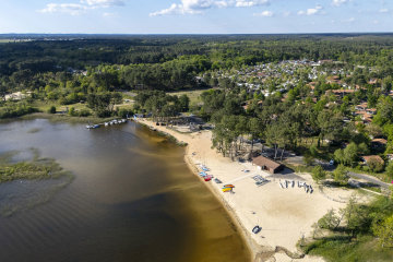 camping au lac de biscarrosse parentis en born