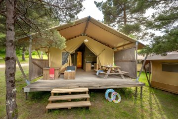 Tenda Ciela Nature Lodge - 2 camere - Cucina attrezzata - Bagno - Le Lac de Thoux