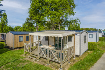 Mobil-Home Presta+ 4 Pièces 7 Personnes Climatisé + TV - La Mer Blanche