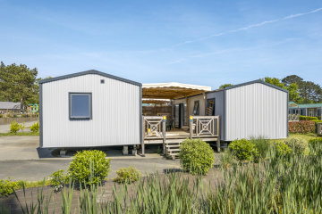 Mobil-Home Presta+ Tribu 7 Pièces 12 Personnes Climatisé + TV - La Mer Blanche