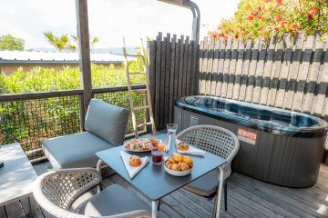 Cottage MALIBU SUITE PREMIUM - 1 chambres + 1 salles de bain, jacuzzi - Domaine du Colombier