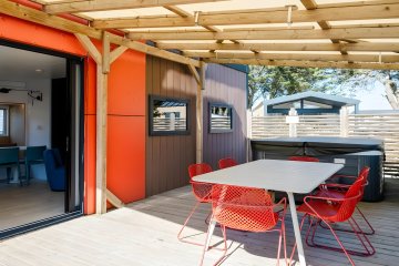 Cottage 6p 3 bdrms 2 bthrms Premium with hot tub - La Plage