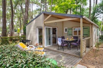 Cottage Premium 3ch | PREMIUM - 32 à 40m² terrasse couverte - TV - LV - WIFI GRATUIT - Au Bois des Biches