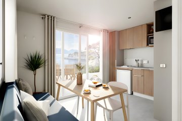 PREMIUM TRIBU SELENIA SUITE - 8/9 personen - Beddengoed en handdoeken inbegrepen - Zonnige stacaravans - Bon Port