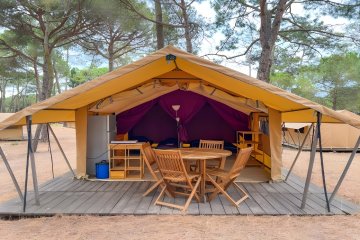 Tente Toile & Bois - La Tamarissière