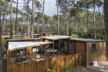 Mobil-home PREMIUM - 4 chambres - 3 salles d'eau - 2 modules - Climatisé - Le Tedey