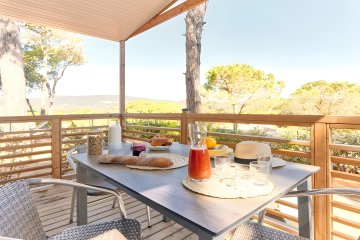 Cottage SAFARI 4 p 2 ch *** climatisé vue mer - Les Tournels