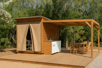 Emplacement Luxe Cook'n'camp intérieur - Beauregard Plage