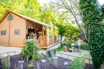 Tente Ciela Nature Lodge - 3 chambres - Cuisine équipée – Salle de bain - Le Pommier