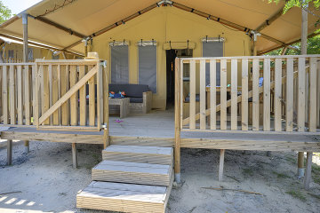 Tente Ciela Nature Lodge - 3 chambres - Cuisine équipée – Salle de bain - Le Pommier