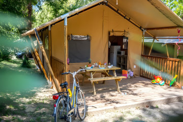 Tente Ciela Nature Lodge - 2 chambres - Cuisine équipée – Salle de bain - Le Pommier