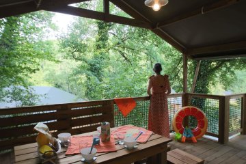 Tente Eco-Lodge 2 chambres - Eden Villages Les Truffières de Dordogne