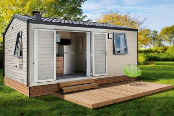 Mobil-home Cocoon 4 personnes 1 chambre 20m² - Le Nid d'Eté