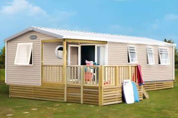 Mobil-home Confort 6 personnes 3 chambres 37m² - Le Nid d'Eté
