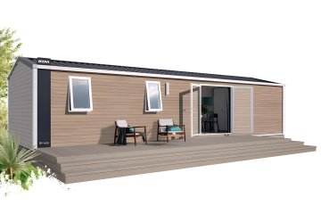 Mobil-home Comfort+ 8 persons 4 bedrooms 37m² - Le Nid d'Eté