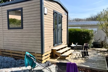 Accogliente casa mobile per 2 persone con aria condizionata + TV - Le Luberon