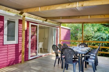 Mobile home LUXE (AIR-CONDITIONING + tv + Dishwasher) - Les Champs Blancs