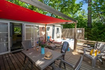 Rosemary Mobile Home, 4 Rooms, Sleeps 6, Air-Conditioned, Private Spa - Le Luberon