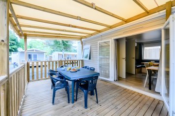 Mobil Home 5 pièces 8/10 Personnes Climatisé + TV - L'Arbre d'Or