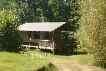 Tente Lodge Safari Nature 3 Pièces 5 Personnes Sans Sanitaire - La Serre