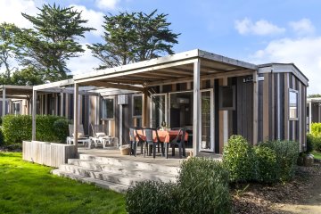 Cabane 4 Pièces 6 Personnes Climatisée + TV - Village Perrosien