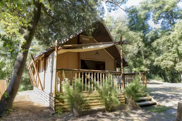 Tente Lodge 4 pers 2 Ch 1 Sdb *** - Le Logis