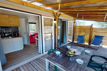 Mobilheim Lourmarin - 32m² - 2 Schlafzimmer - Les Hautes Prairies
