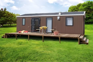 Mobil-home Confort+ 6 personnes 3 chambres 2 sdb - L'Orée du Bois