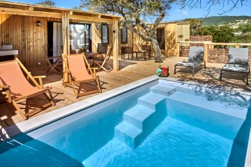 Lodge Luxe Riviera panoramic sea view - Au Paradis des Campeurs