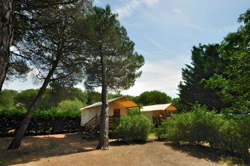 Cabane Lodge Standard sur pilotis 34m² - 2 chambres - terrasse couverte de 10m² - Le Bel Air