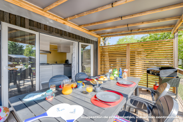 NEW // Homeflower Premium 29m²PMR (2ch) + terrasse + TV + LV + Clim + Draps + Serviettes - Mas de Champel