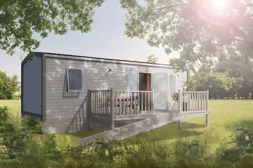 Mobilhome Confort 27m² (2 habitaciones) PMR + terraza + TV - Le Port de la Chaîne