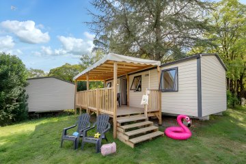 Mobil home Ciela Privilège - 3 chambres - Vue sur le lac - barbecue - Le Lac de Thoux