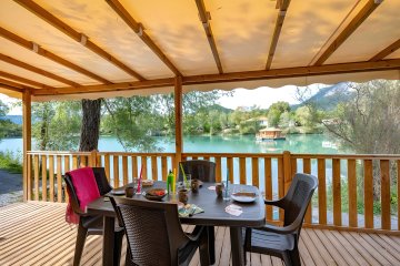 Mobil home Ciela Confort - 2 chambres - Vue sur le lac - Le Lac Bleu