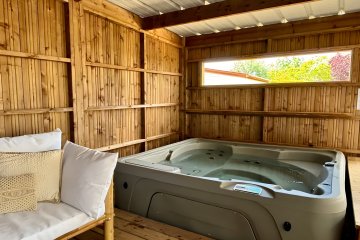 Cabin Spa Premium 33m² (2 bedrooms) + covered terrace + TV + DW + Plancha + Bed Linen + Towels - Le Petit Paris