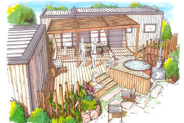 COTTAGE PREMIUM DUO – 8 PERS. – Air conditioning - Village de la Guyonnière