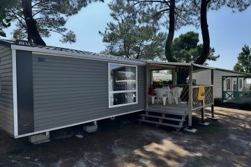 Mobil-home Evasion 7 personnes 2 chambres 28m² - Le Nid d'Eté
