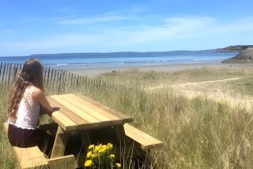 Emplacement Royal UNIQUEMENT POUR TENTE - Balcon Vue Mer +120m2 - La Plage de Tréguer