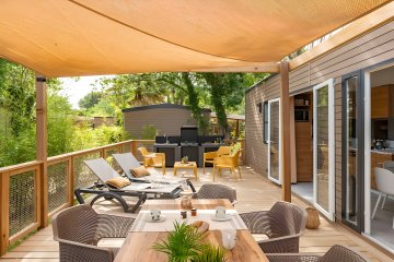 Lodge 3 Prestige (3 bedrooms, 40m², 2 bathrooms) terrace, airconditioning, TV - La Sirène