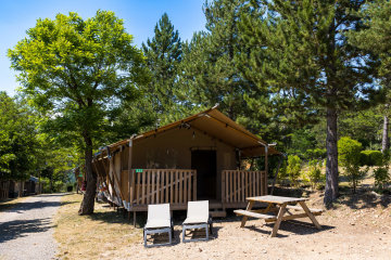 Tente Safari Ciboulette - RCN Les Collines de Castellane