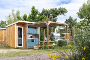 Emplacement Cook'n'camp luxe intérieur - Beauregard Plage