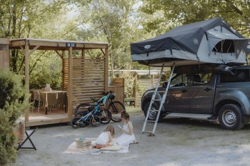 Pitch electricity with Private facilities Garden Pack - La Presqu'île