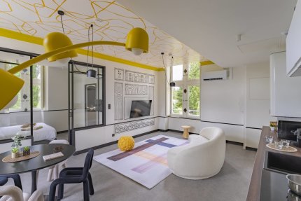Artistiek, luxe appartement met 2 slaapkamers en 2 badkamers - Château des Marais