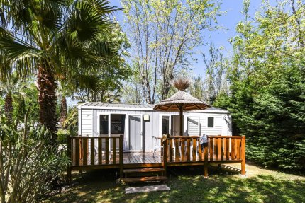 Mobilhome CONFORT 2 bedroom 30m² air conditioning + PLANCHA + TV + WIFI - Les Galets