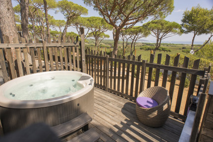 Cottage 8p 4ch 4sdb PREMIUM air conditioning SPA sea view - Quartier L&amp;#39;Oustaloun - Les Tournels