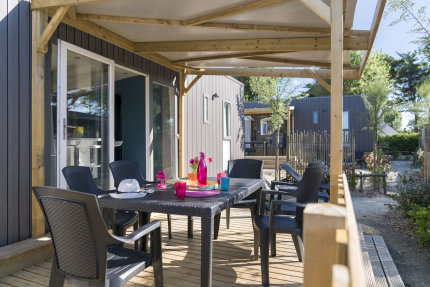 mobil-home MEDITERRANEE met airconditioning - 3 slaapkamers - Les Iles