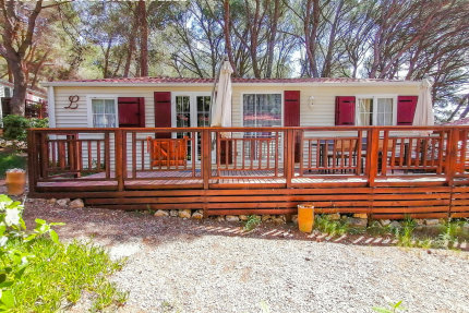 Stacaravan Blueberry 3 - 3 slaapkamers 40m² - La Pinède