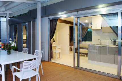 Mobilhome Lux 2 Badezimmer - Parco delle Piscine